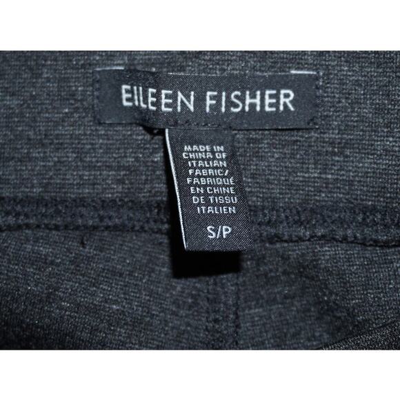 Eileen Fisher Dark Gray Cropped Knit Pants Women’s Size Small S/P - Picture 5 of 5